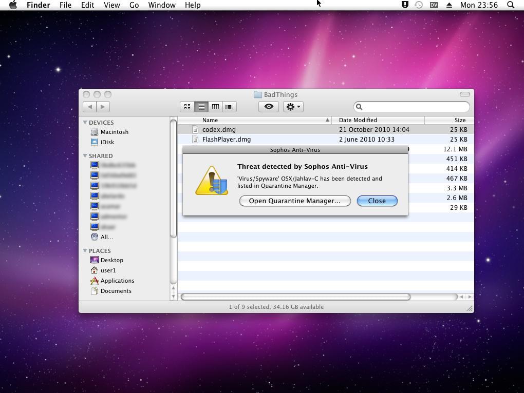 scanning mac for malware